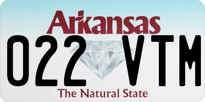 AR license plate 022VTM