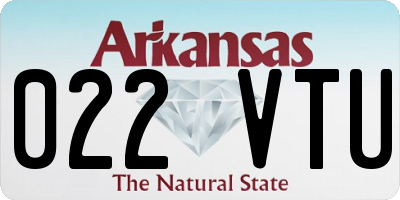 AR license plate 022VTU