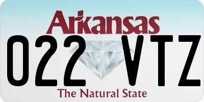 AR license plate 022VTZ