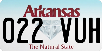 AR license plate 022VUH