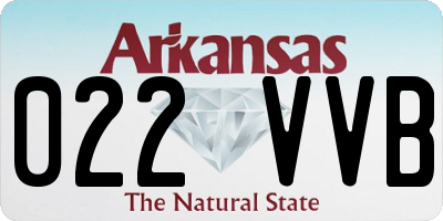 AR license plate 022VVB