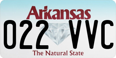 AR license plate 022VVC