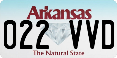 AR license plate 022VVD