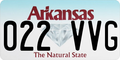 AR license plate 022VVG