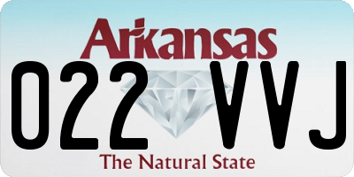 AR license plate 022VVJ