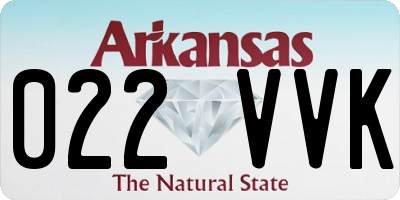 AR license plate 022VVK