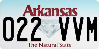 AR license plate 022VVM