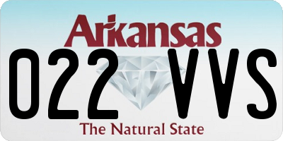 AR license plate 022VVS