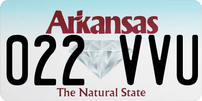 AR license plate 022VVU