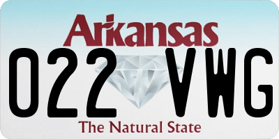 AR license plate 022VWG
