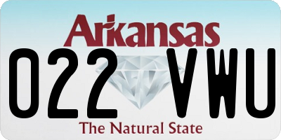 AR license plate 022VWU