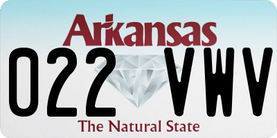 AR license plate 022VWV