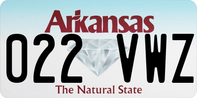AR license plate 022VWZ
