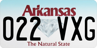 AR license plate 022VXG