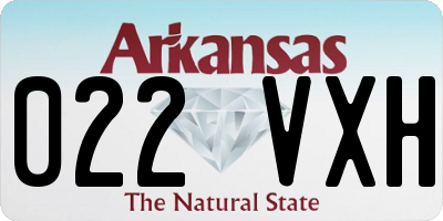 AR license plate 022VXH