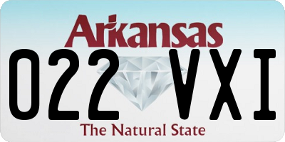 AR license plate 022VXI