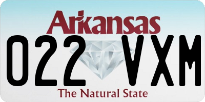 AR license plate 022VXM