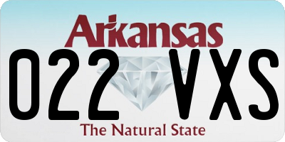 AR license plate 022VXS