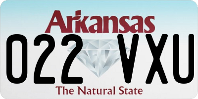 AR license plate 022VXU