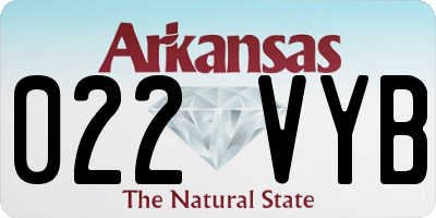 AR license plate 022VYB