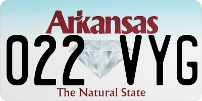 AR license plate 022VYG