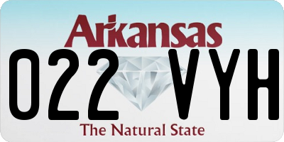 AR license plate 022VYH