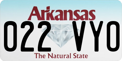 AR license plate 022VYO