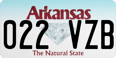 AR license plate 022VZB