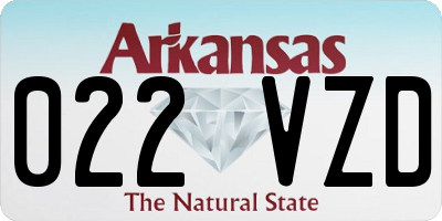 AR license plate 022VZD