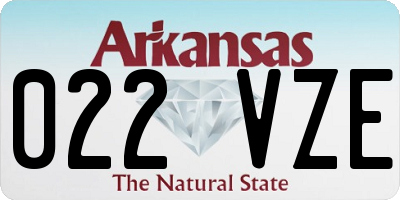 AR license plate 022VZE