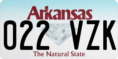 AR license plate 022VZK