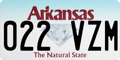 AR license plate 022VZM