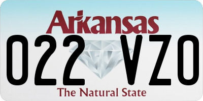 AR license plate 022VZO