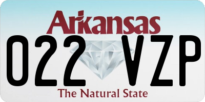 AR license plate 022VZP