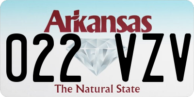 AR license plate 022VZV