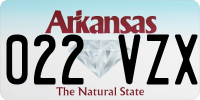 AR license plate 022VZX