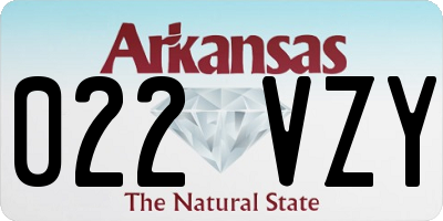 AR license plate 022VZY