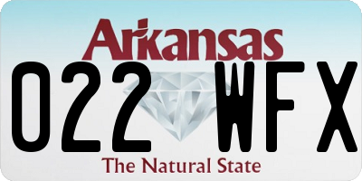 AR license plate 022WFX