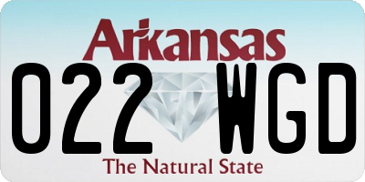 AR license plate 022WGD