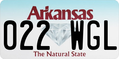 AR license plate 022WGL