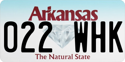 AR license plate 022WHK