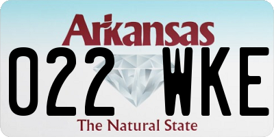 AR license plate 022WKE