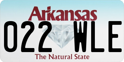 AR license plate 022WLE