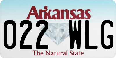 AR license plate 022WLG