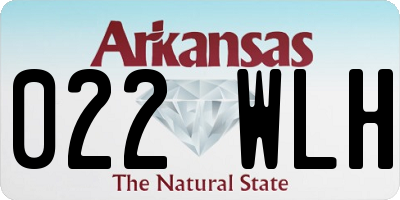 AR license plate 022WLH