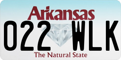 AR license plate 022WLK