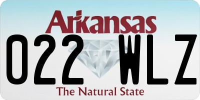 AR license plate 022WLZ