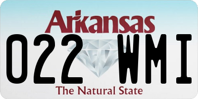 AR license plate 022WMI