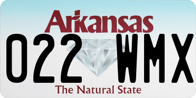AR license plate 022WMX
