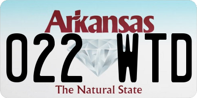 AR license plate 022WTD